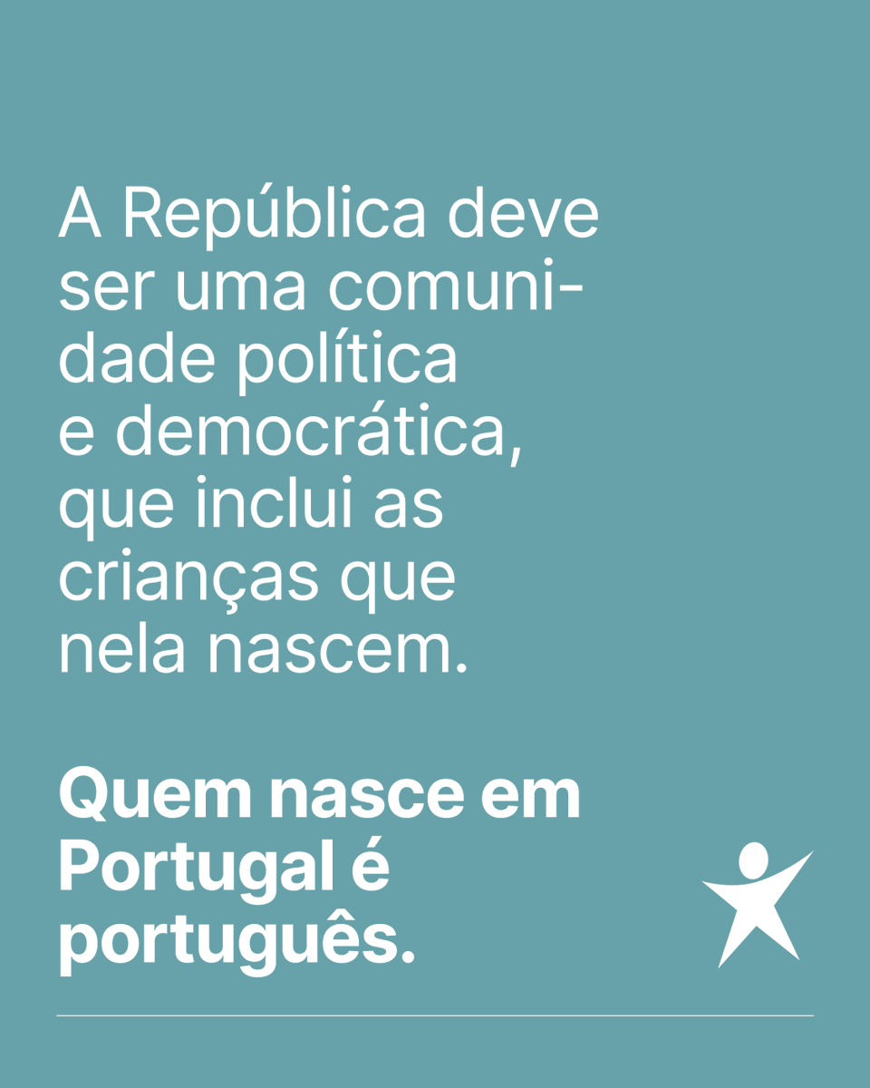 As crianças que nascem em Portugal devem ser portuguesas. Sabe mais sobre a proposta do Bloco⤵️