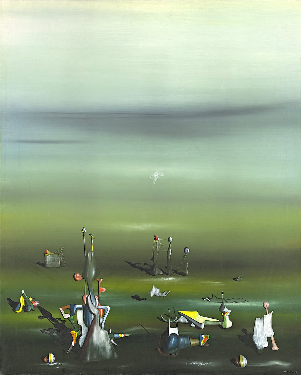 April_Shorty_'s tweet photo. Lord God, #Time & #Again You provide for us with Your near, ready, & sure love. Give us eyes to recognize that all goodness & joy are from Your hand, that we may ...
🖼️TIME & AGAIN, Yves Tanguy, 1942
#Prayer #Art #Surrealism #Abstract #Figures #AbstractFigures #Landscape #Horizon #Painting #OilPainting #Canvas #Artwork #Oil #Amorphous #Tanguy #Yves #Tanguy #YvesTanguy
... praise You with our lives, forever & ever. Amen.
(@CommonPrayer - 7/2)