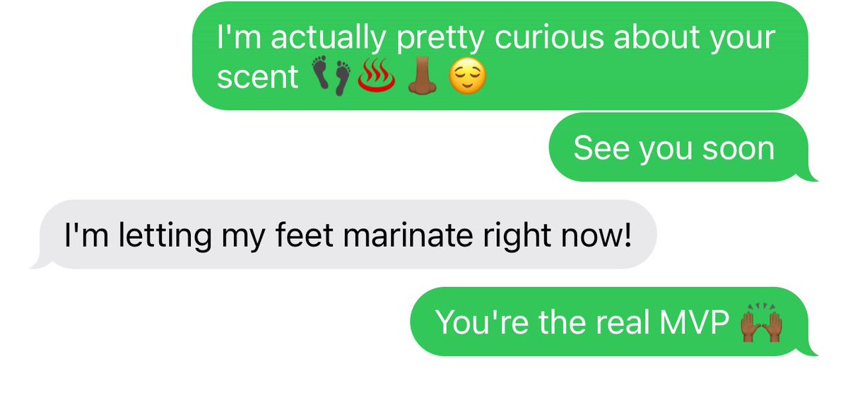 She said she’s letting her feet marinate… I almost proposed on the spot 😮‍💨👣♨️