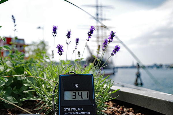 Lübeck erwartet eine Nacht mit Donnerwetter dlvr.it/TLhWxW #Lübeck #Gewitter #Wetter #Hitzewelle #Kaltfront
