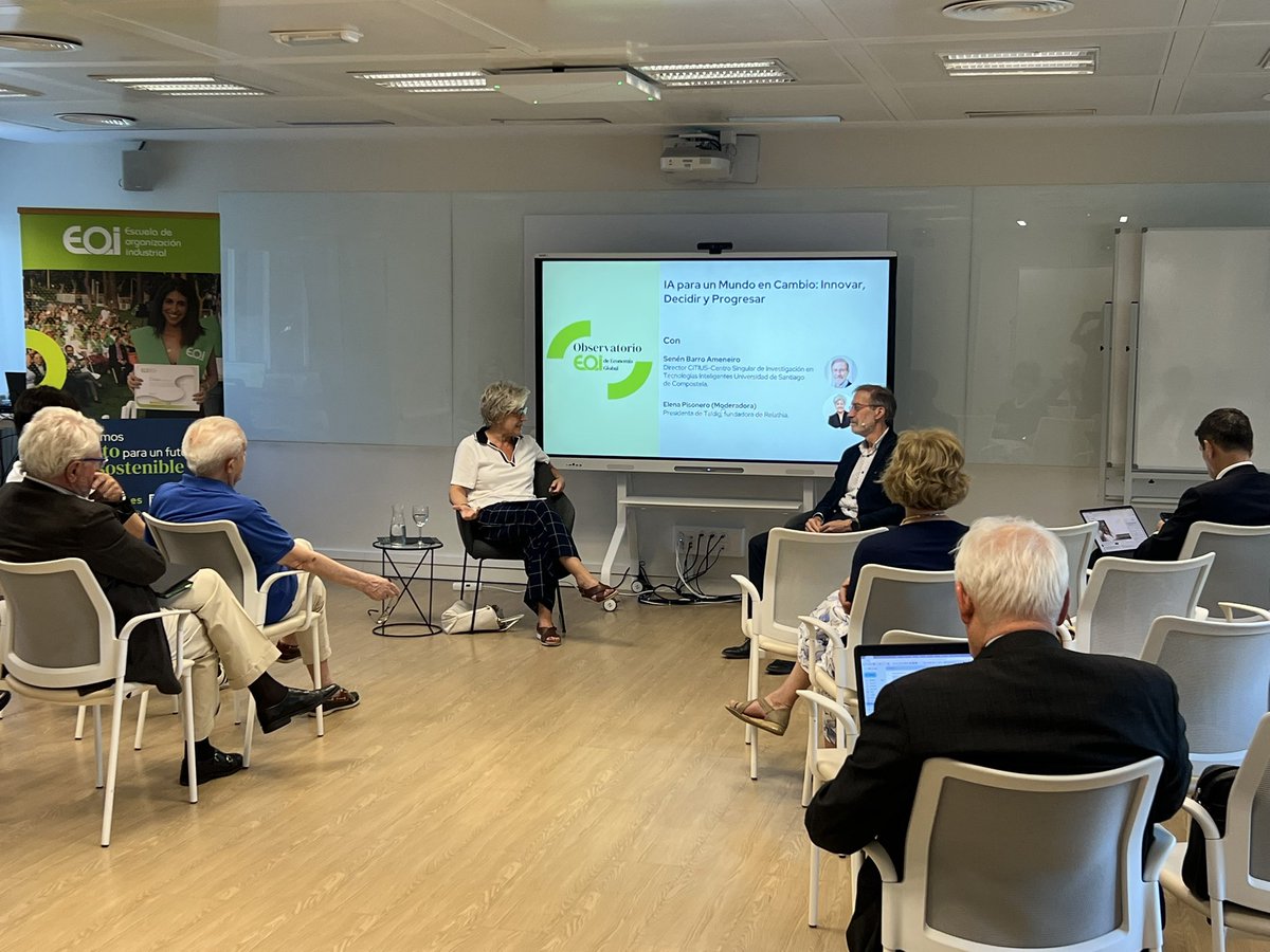 EOI (@eoi) on Twitter photo <a href="/SenenBarro/">Senén Barro Ameneiro</a> <a href="/elenapisonero/">Elena Pisonero Ruiz</a> 🗣️"Distinguir qué tipo de #IA existe es muy importante. Con la aparición de manejos del lenguaje humano se ha dado un paso enorme, pero la #IA es mucho más" <a href="/elenapisonero/">Elena Pisonero Ruiz</a>
#ObservatorioEOI <a href="/SenenBarro/">Senén Barro Ameneiro</a> <a href="/elenapisonero/">Elena Pisonero Ruiz</a> 🗣️"Distinguir qué tipo de #IA existe es muy importante. Con la aparición de manejos del lenguaje humano se ha dado un paso enorme, pero la #IA es mucho más" <a href="/elenapisonero/">Elena Pisonero Ruiz</a>
#ObservatorioEOI