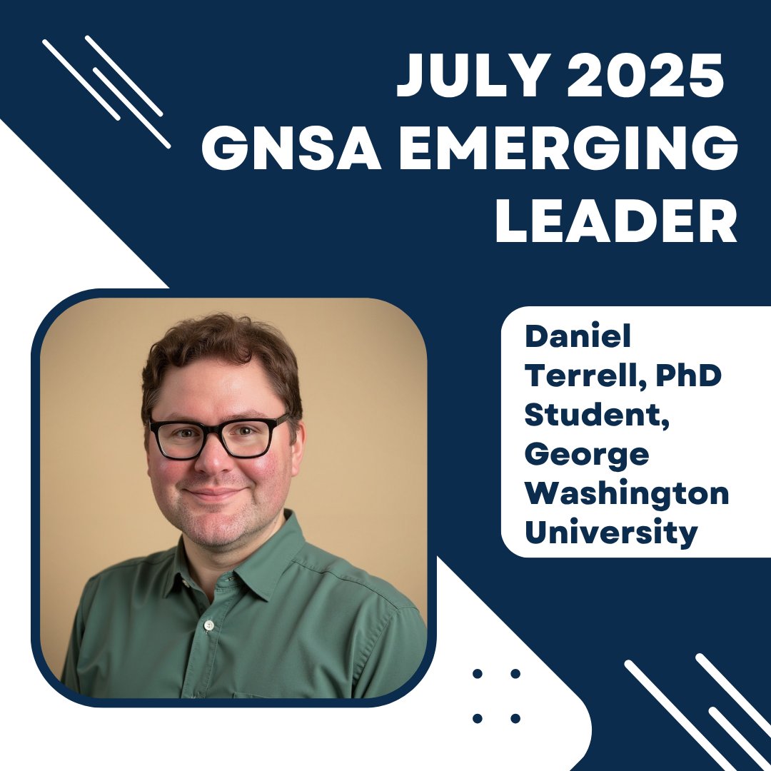 AACN - GNSA (@aacn_gnsa) on Twitter photo The July 2025 GNSA Emerging Leader is Daniel Terrell, a PhD student at <a href="/gwNURSING/">GW School of Nursing</a>! After his program, Daniel hope to lead research initiatives that inform evidence-based interventions to reduce health inequities in LGBTQ+ communities. Learn more in the July 2025 Bulletin. The July 2025 GNSA Emerging Leader is Daniel Terrell, a PhD student at <a href="/gwNURSING/">GW School of Nursing</a>! After his program, Daniel hope to lead research initiatives that inform evidence-based interventions to reduce health inequities in LGBTQ+ communities. Learn more in the July 2025 Bulletin.