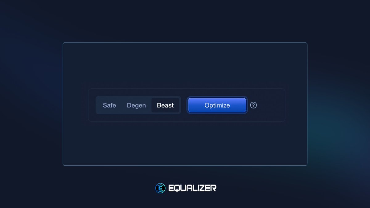 Equalizer0x's tweet image. In this market, everyone wants to squeeze the most out of their investments.

That’s why we’re introducing a new voting algorithm to our one-click auto-voting solution. Beast Mode - beastly by name and nature. 🦍

Designed to maximize your rewards, it’s already shown up to 30%…