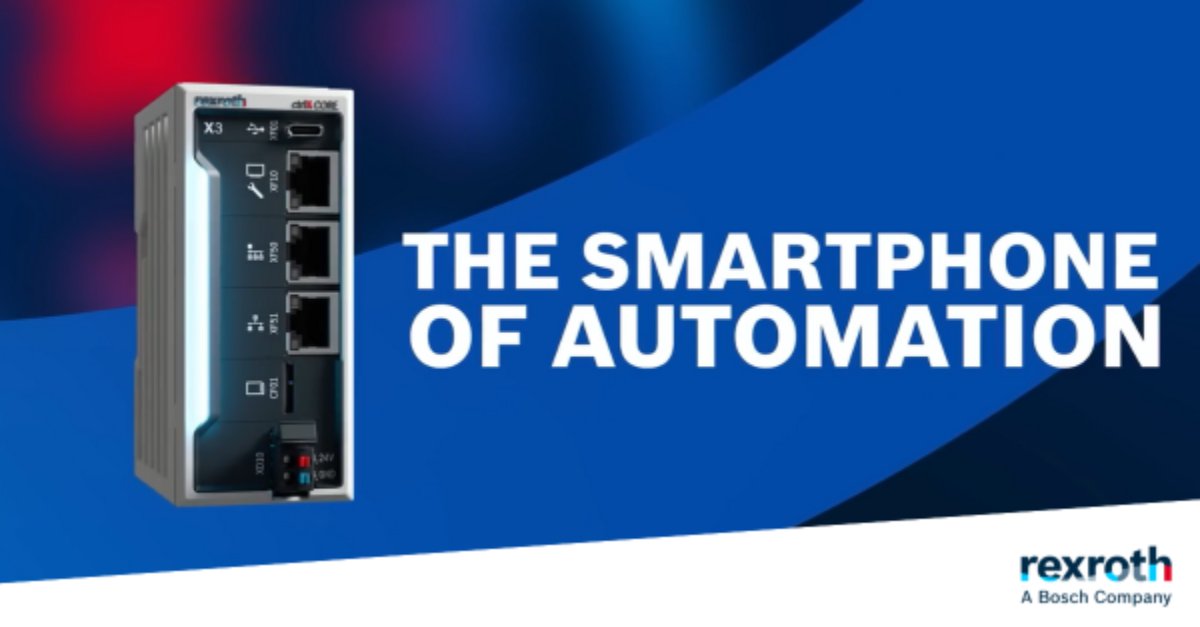 Hydrotech_Inc's tweet photo. ctrlX CORE is the smartphone of automation—smarter, faster &amp; more connected. At Hydrotech, we integrate @BoschRexroth tech like ctrlX to future-proof your systems.
Learn more about ctrlX CORE, here: https://t.co/cfVscSr9GG

#ctrlX #BoschRexroth #Hydrotech #AutomationSolutions https://t.co/42r9C9WmWO
