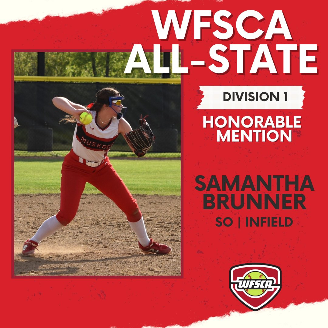 Muskego Softball (@muskegosoftball) on Twitter photo One more congratulations is in order for these two Warriors, for their WFSCA All-State Honorable Mention recognitions! No better way to cap off a fantastic spring for these two student athletes. #WarriorProud
<a href="/reese_heinrich9/">Reese Heinrich</a>
<a href="/SamBrunn42/">Samantha Brunner 2027 (Uncommitted)</a> One more congratulations is in order for these two Warriors, for their WFSCA All-State Honorable Mention recognitions! No better way to cap off a fantastic spring for these two student athletes. #WarriorProud
<a href="/reese_heinrich9/">Reese Heinrich</a>
<a href="/SamBrunn42/">Samantha Brunner 2027 (Uncommitted)</a>