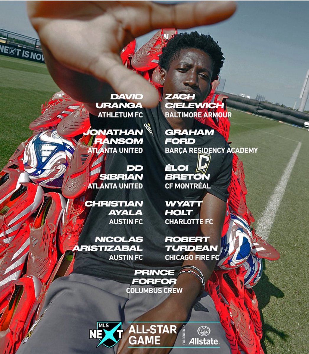 ZCielewich5's tweet image. Blessed and grateful to represent @bmorearmour at the @MLSNEXT All Star Game in Austin on July 21st
@ProspectsUsmnt
@usmntaut
@TopDrawerSoccer
@yscentral
@ballbandars
@AnnapolisBlues
@MarylandMSoccer
@BWagner_CapGaz
@DMVSoccer96
@letsallsoccer
@MLS
@goalkeeperpod