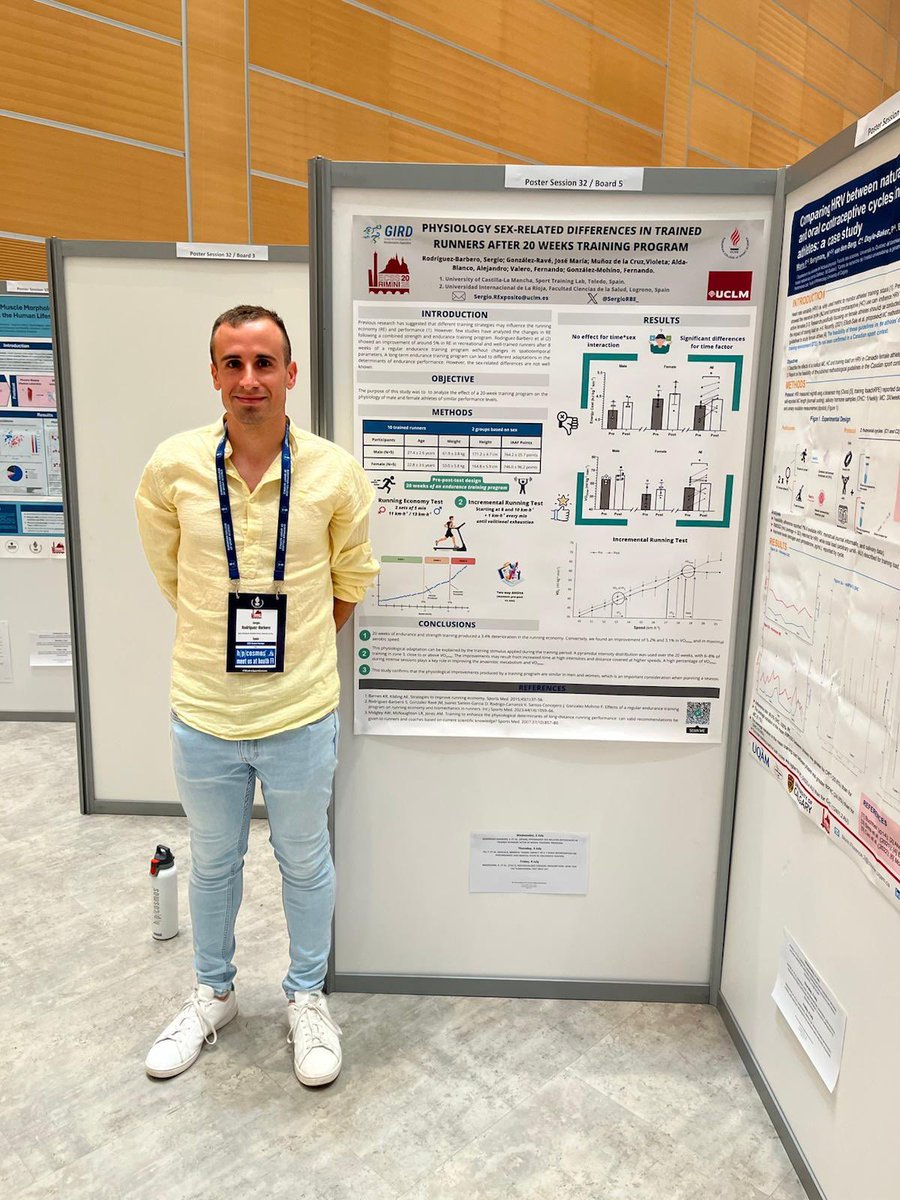 SergioRBE_'s tweet image. New poster communication at the European Congress of Sport Sciences in Rimini, Italy 🇮🇹
@GIRD_UCLM