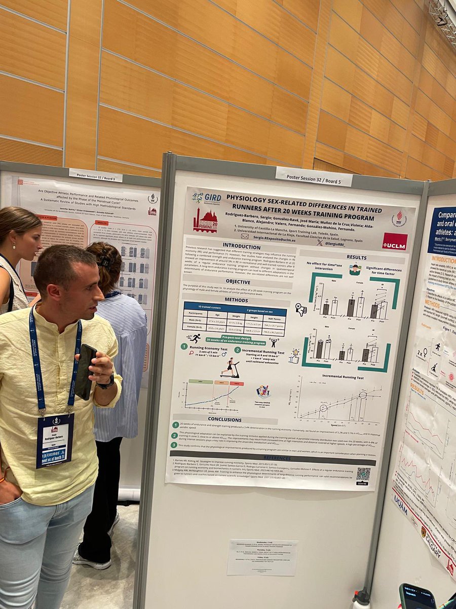 SergioRBE_'s tweet image. New poster communication at the European Congress of Sport Sciences in Rimini, Italy 🇮🇹
@GIRD_UCLM