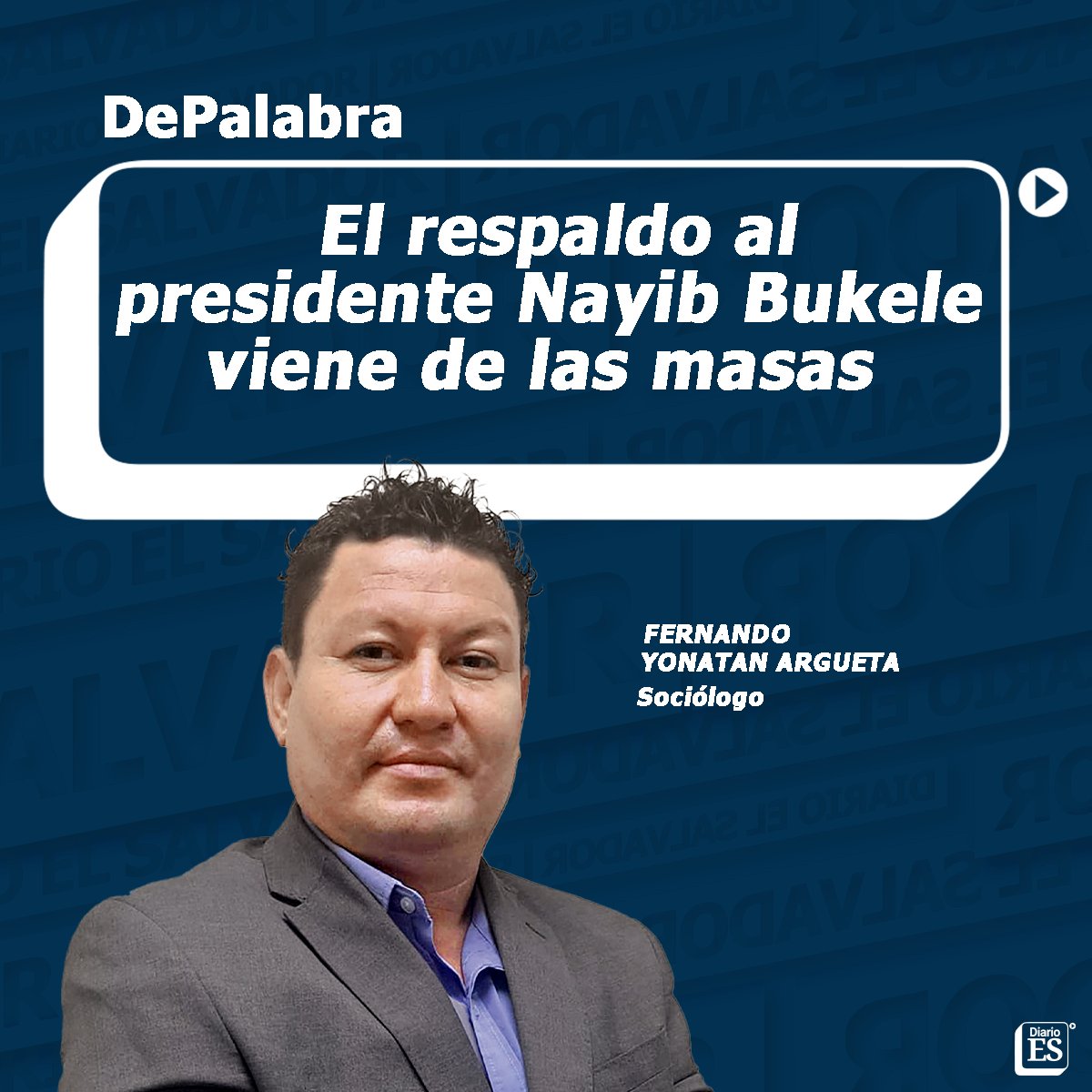 elsalvador's tweet photo. #DePalabra | 

Fernando Yonatan Sorto: ✍️ 

«La clave está en el liderazgo que posee el presidente Nayib, tanto a escala nacional como internacional, por la exquisita gestión en el Gobierno, y esto es el dolor de los opositores.»

https://t.co/UDEXNnm2bG https://t.co/TtN3Wu9dO2