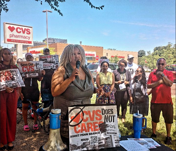 Sam P.K. Collins (@sampkcollins) on Twitter photo MY VIEW: Former W7 Councilmember Yvette Alexander counts among those protesting the scheduled closure of <a href="/cvspharmacy/">CVS Pharmacy</a> on Pennsylvania Avenue in Southeast.
My upcoming <a href="/WashInformer/">Washington Informer</a> story will explain more. MY VIEW: Former W7 Councilmember Yvette Alexander counts among those protesting the scheduled closure of <a href="/cvspharmacy/">CVS Pharmacy</a> on Pennsylvania Avenue in Southeast.
My upcoming <a href="/WashInformer/">Washington Informer</a> story will explain more.