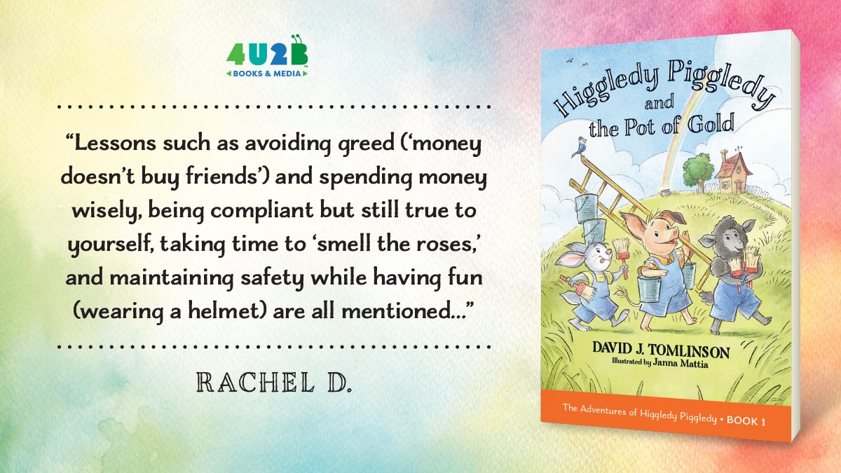 Thanks to Rachel D. for the great review! "Higgledy Piggledy and the Pot of Gold" helps kids learn valuable lessons while having fun. Pre-order the first book or the full 3-book set now on Amazon: amzn.to/41mPn0b.
