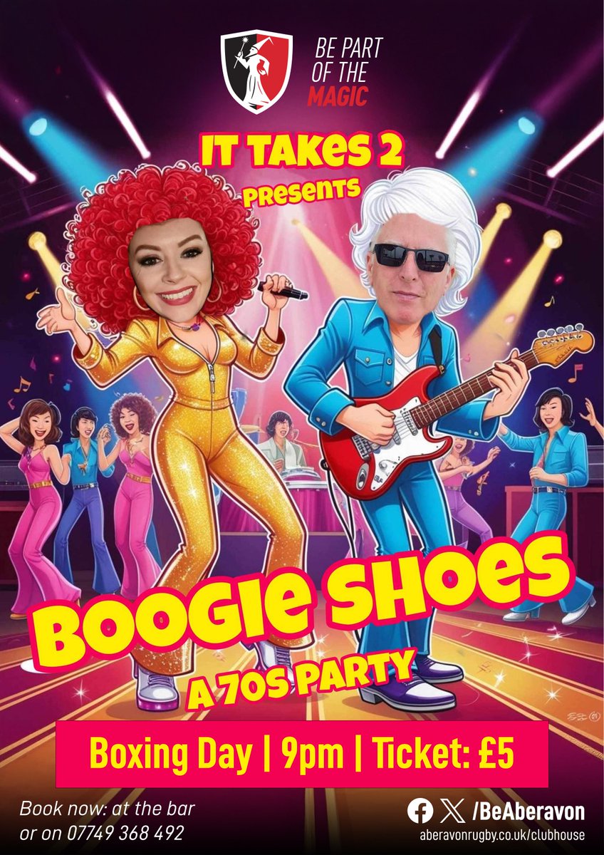 BeAberavon's tweet photo. ๐๐ผ๐
๐ถ๐ป๐ด ๐๐ฎ๐ ๐ฅ
We're bringing you live music on Boxing Day with our friends It Takes 2 ๐ธ๐ค๐ถ
Book your place ๐ Behind the bar during opening hours or on ๐ฒ 07749 368 492 (cash only ๐ท)
#BePartOfTheMagic โค๏ธ๐ค https://t.co/WTptCJvd0p