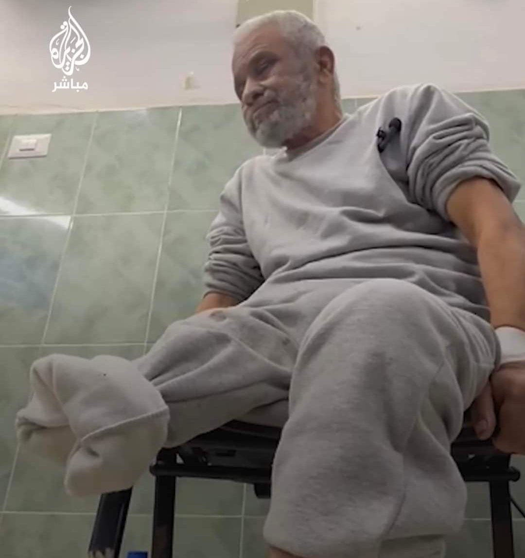 "I told them I didn't know anything, they took me and cut my leg."

Testimonies of Palestinians freed from zionist slaughterhouses