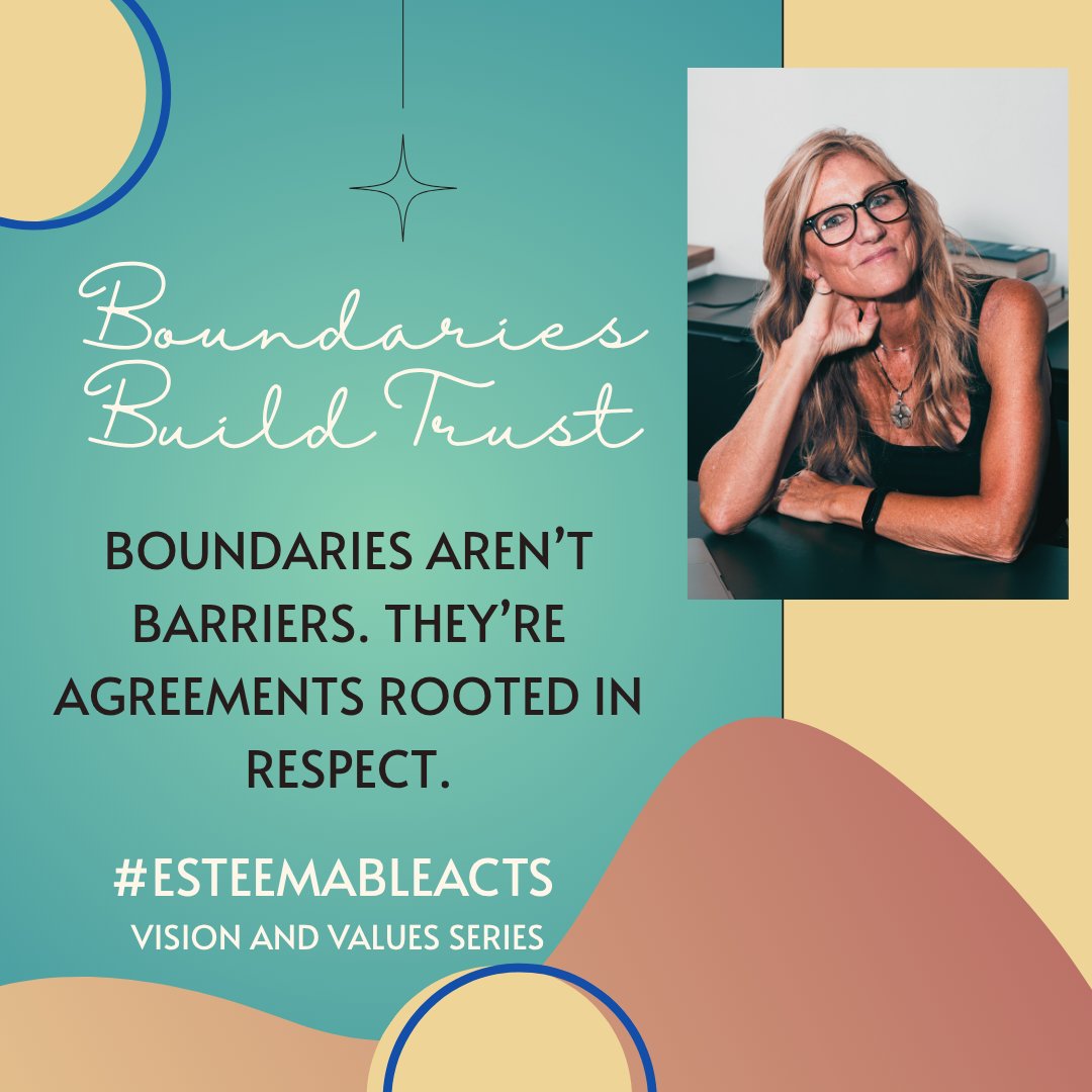 EsteemableActs's tweet photo. In business and in your personal life, boundaries build trust. Respect yourself and your clients with clear expectations and kind limits. 

How to Practice Self Love: https://t.co/BQhxnVLmwl
#VisionAndValues #EsteemableActs https://t.co/QHwnEVnzJs