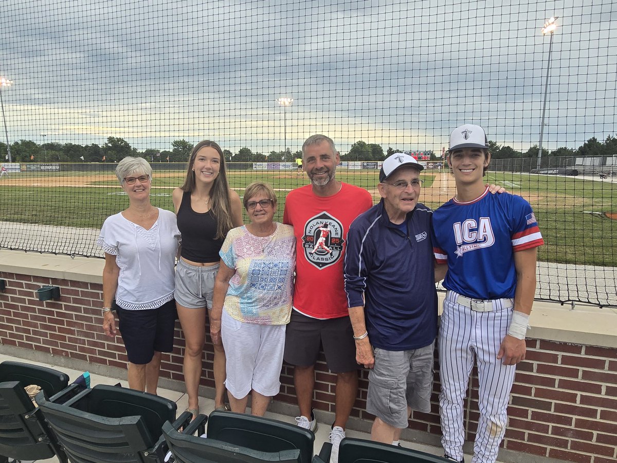 And he had a strong cheering section! <a href="/AWTitanBaseball/">Titan Baseball</a>