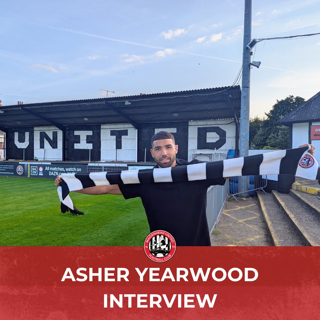 “It's obviously a club that has done really well over the last ten years, one that I'm definitely proud to play for and [I’m] looking forward to getting started.”

Asher Yearwood spoke of pride and excitement for the new season in his first interview since becoming a Maidenhead