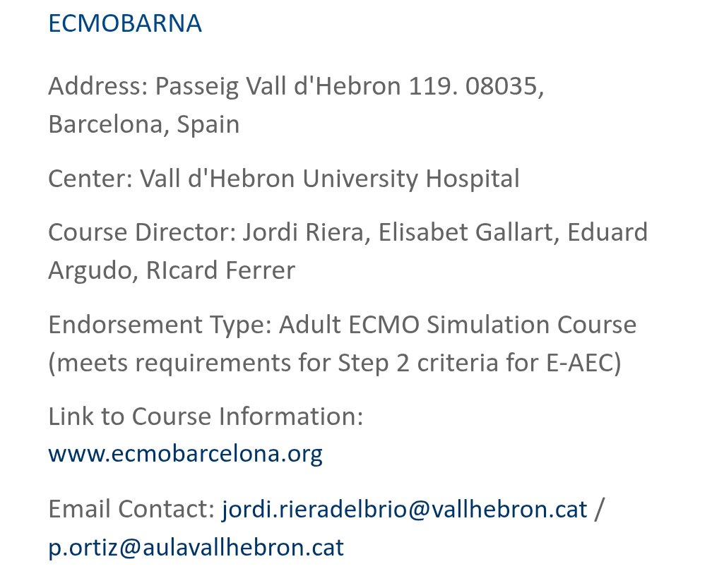 ECMO Barcelona tweet media