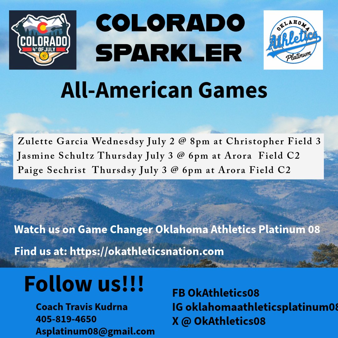 All-American Games. 
Let's go!! <a href="/zulette_garcia/">Zulette Garcia</a> <a href="/PaigeSechrist14/">Paige Sechrist</a> <a href="/sch31756/">Jasmine Schultz</a>