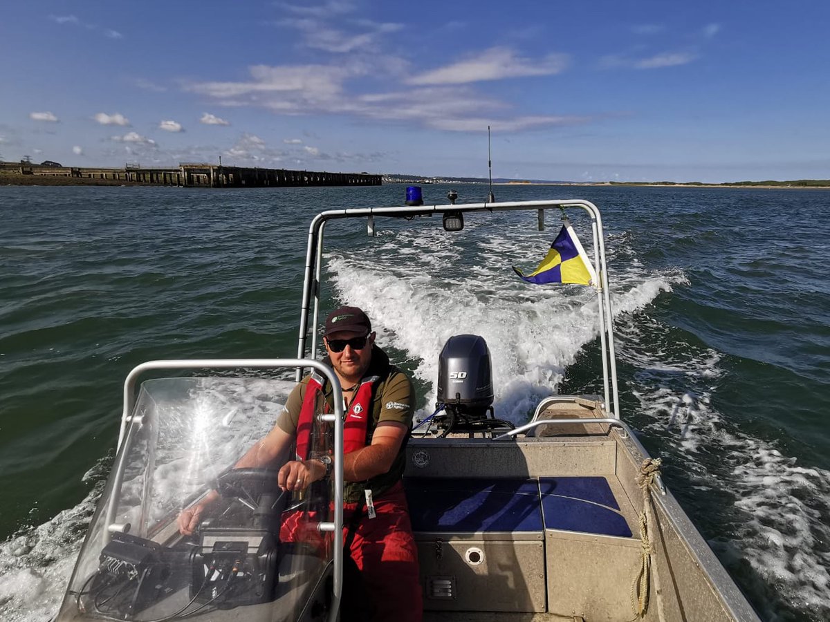 DCFishEA's tweet image. Fisheries boat patrol river Taw and Torridge.
