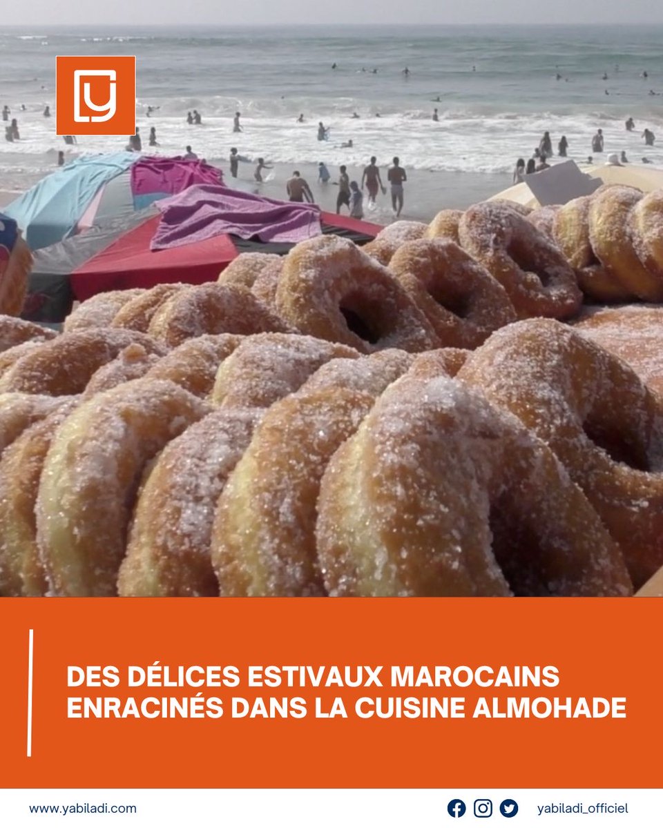 yabiladi_fr's tweet photo. Du beignet à la plage au sirop de menthe, les classiques de l’été marocain trouvent leurs racines dans la cuisine almohade ! ☀️
#Maroc #Patrimoine #Cuisine #Almohade
🔗 https://t.co/HPPYOmaNgq https://t.co/YujOu98Bj6