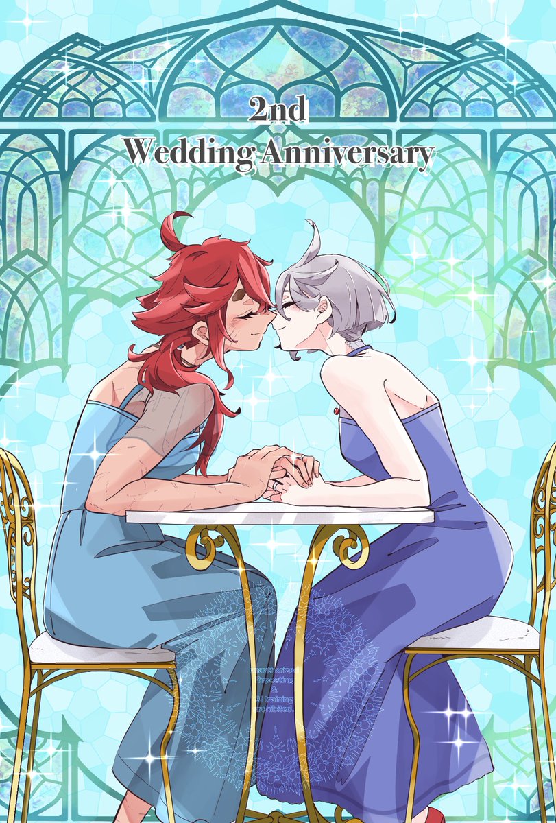 スレミオ2年目の結婚(判明)記念日おめでとう！👏