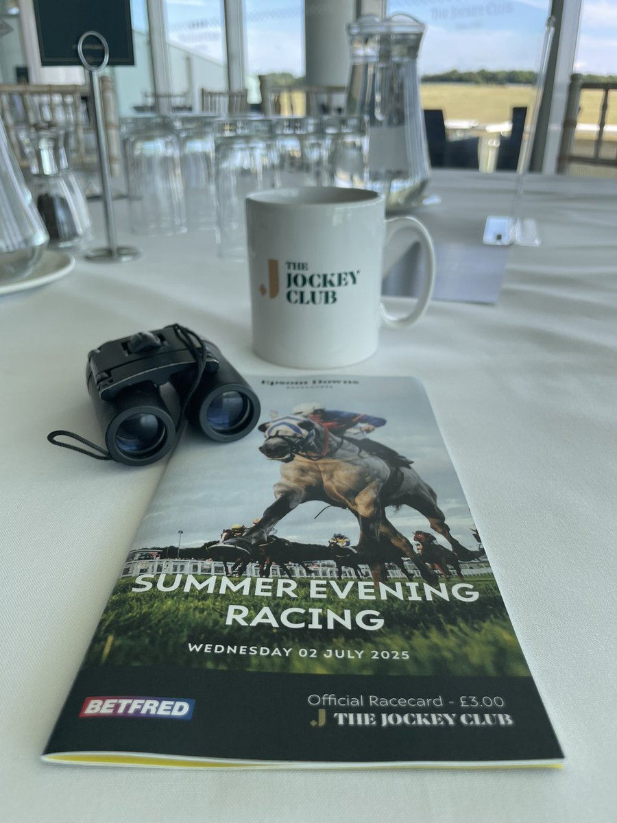Always great to be back for the summer evening race meetings <a href="/EpsomRacecourse/">Epsom Downs Racecourse</a>