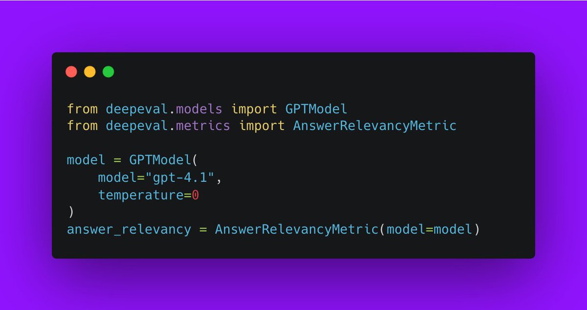 Today, we've finally changed <a href="/deepeval/">DeepEval</a>'s default eval model from gpt-4o to gpt-4.1... and it took around 5 minutes.

Better late than never, I guess 😅.