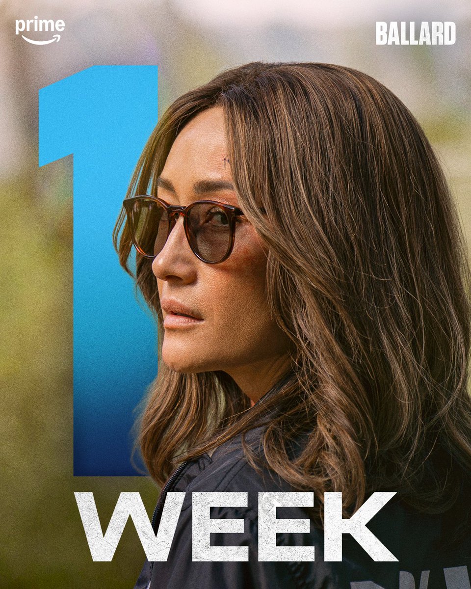 One more week to go. Stream #Ballard July 9 on @primevideo.