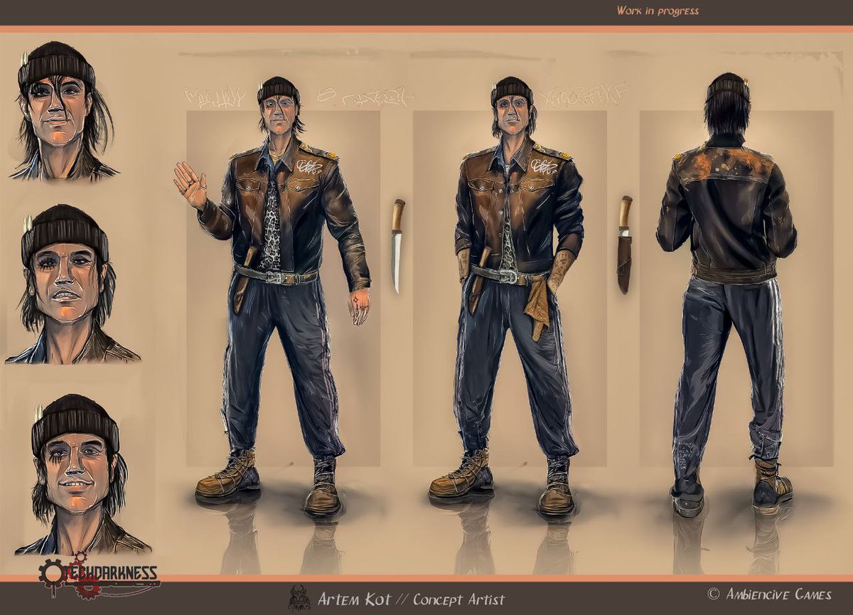 Technodar1kness's tweet photo. Concept Art of a member of the oldest profession. In a world of declining morals, there will always be buyers of his goods.

#art #ue5 #screenshotsaturday #indiegame #indiedev #indie #indiegamedev #conceptart #gamedevelopment https://t.co/jCWOx5pqU9