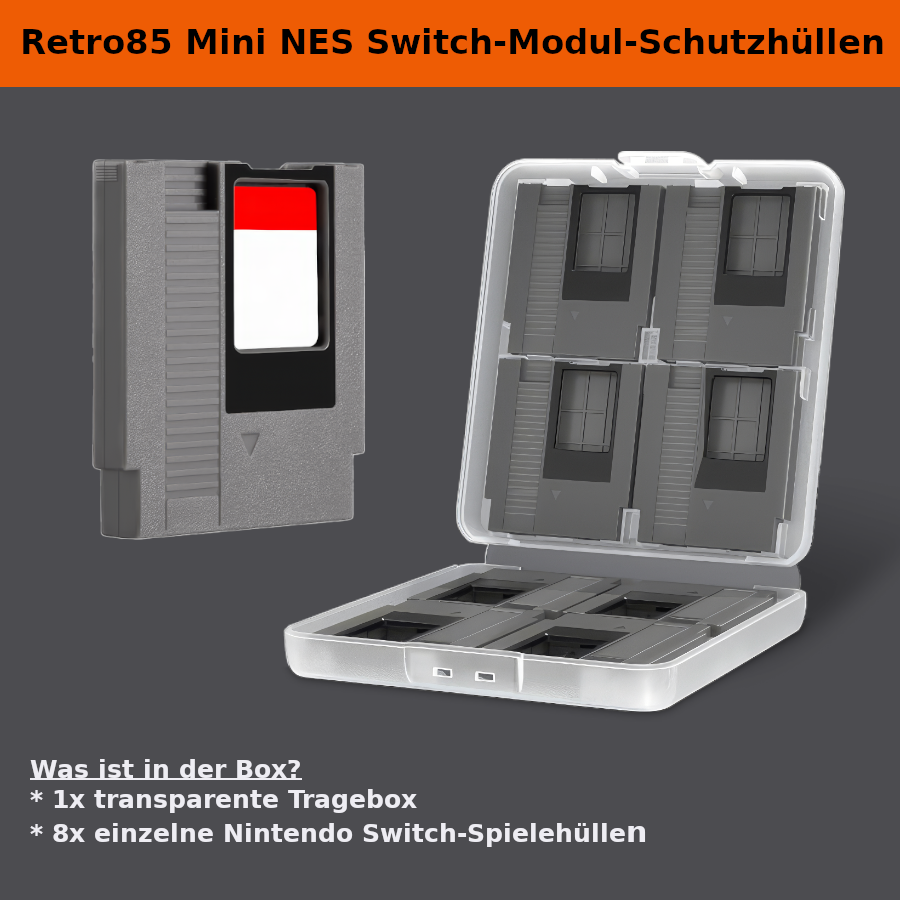 DragonBoxShop's tweet image. Reise zurück ins Jahr 1985, in die Zeit des NES®! Die Retro85 Switch-Schutzhüllen sind den NES-Cartridges nachempfunden, aber in Miniaturformat!
dragonbox.de/de/produkte-fu…
#retrofighters #retro85 #schutzhuellen #nesdesign #switch #retrogaming #dragonboxshop