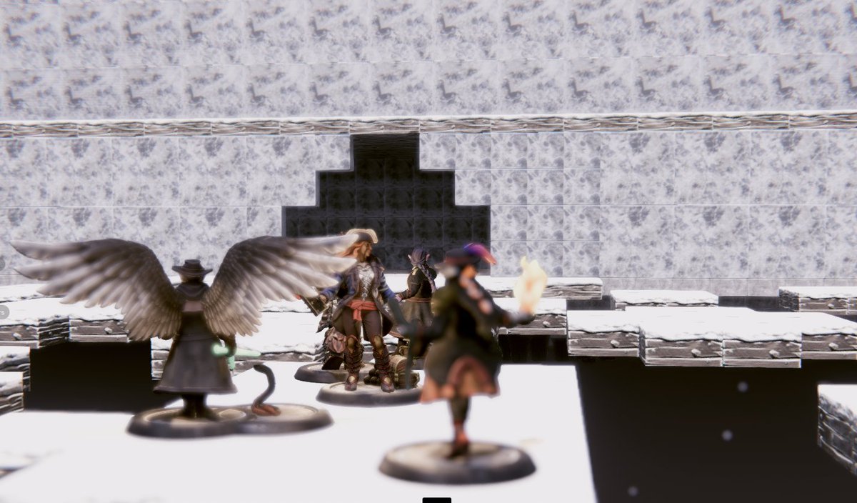 AztecEmperor's tweet photo. After returning to the elf village, the party see the destruction caused by the Lunar Dragon and its moon lair overhead. After weighting their options they decide to fly their #Spelljammer to the moon lair and attempt to take it by surprise
#dnd #vtt #dnd5e #talespire https://t.co/F1r7SDSF4O