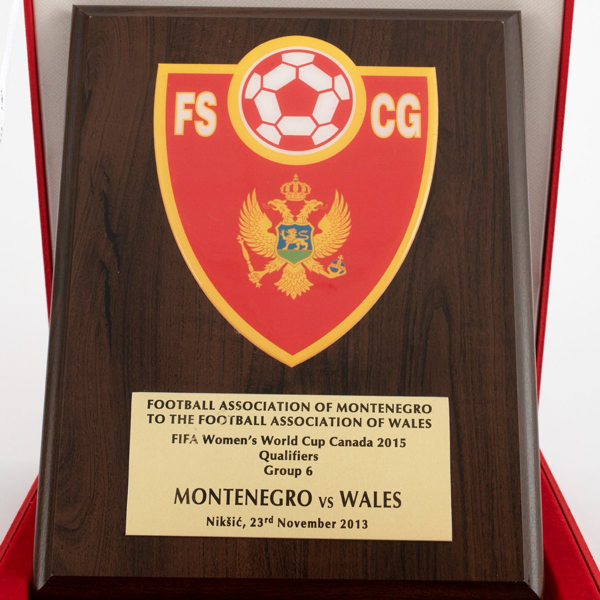 Amgueddfa Bêl-droed Cymru / Football Museum Wales (@footymuseumwal) on Twitter photo A history of <a href="/Cymru/">Wales 🏴</a> women from our Welsh Football Collection..
23 November 2013 – A 3-0 win in a World Cup qualifier against Montenegro. Two goals from <a href="/helenwardie10/">Helen Ward</a> and one from <a href="/WrexhamAFCWomen/">Wrexham AFC Women</a>'s own <a href="/HannahKeryakopl/">Hannah Keryakoplis</a> A history of <a href="/Cymru/">Wales 🏴</a> women from our Welsh Football Collection..
23 November 2013 – A 3-0 win in a World Cup qualifier against Montenegro. Two goals from <a href="/helenwardie10/">Helen Ward</a> and one from <a href="/WrexhamAFCWomen/">Wrexham AFC Women</a>'s own <a href="/HannahKeryakopl/">Hannah Keryakoplis</a>