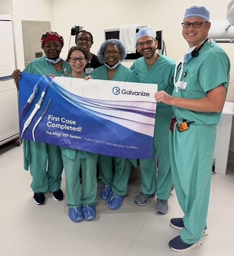 Congratulations to Abhijit Raval, MD, FCCP, DAABIP and his team at <a href="/AnMed_Health/">AnMed</a> in Anderson, SC on completing their first endoscopic ablation using Aliya® PEF with the INUMI™ Flex needle delivered by @Intuitivesurgical’s ION robot. We are excited to partner with them in