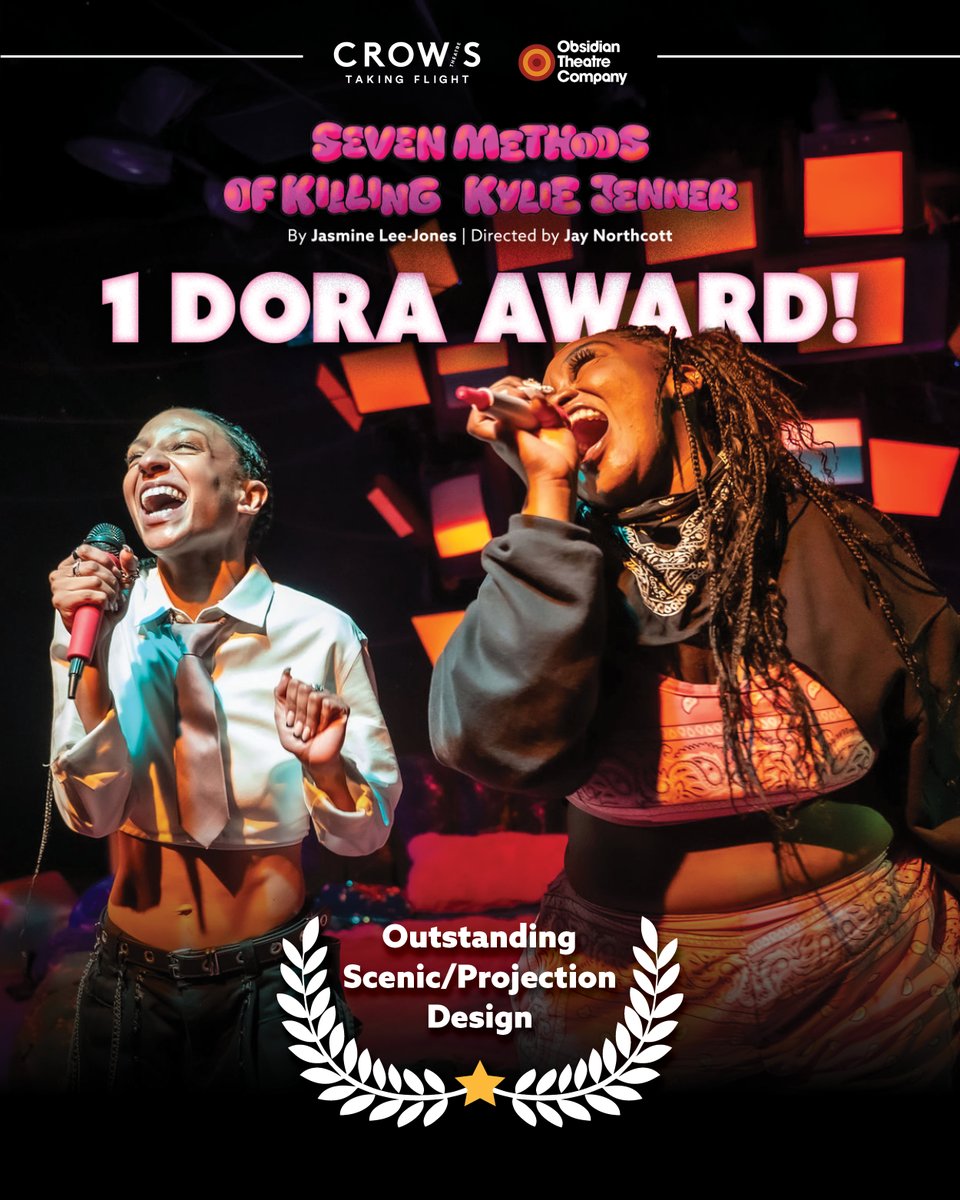 🎉 Crow’s Theatre, along with our incredible partners &amp; artists, were recognized with 5 Dora Awards at Monday’s awards ceremony! A huge congratulations to ALL the Dora Award nominees &amp; recipients, and a special thank you to everyone who made our 41st season truly spectacular!