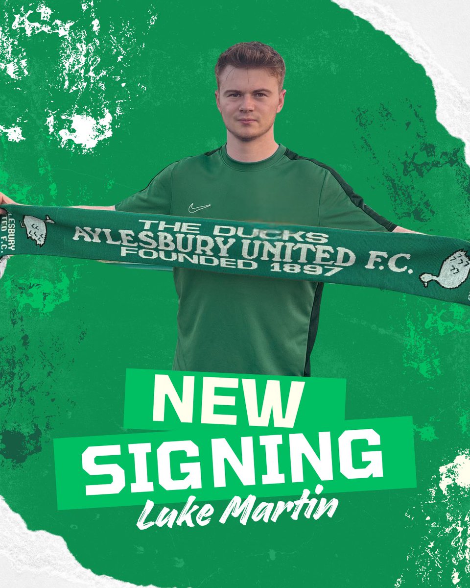 AylesburyUtdFC's tweet photo. 𝐋𝐮𝐤𝐞 𝐢𝐬 𝐡𝐞𝐫𝐞!

Please welcome Luke Martin to the club. Luke joins with experience playing for Loughborough Students and Long Eaton.

Welcome to the ducks, Luke 🤝 https://t.co/jeXZHFKGuE
