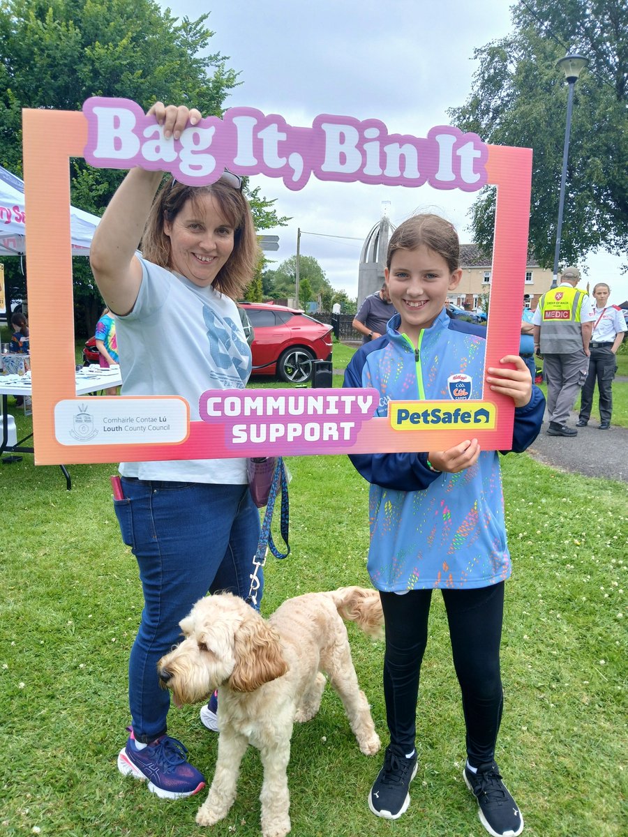 louthcoco's tweet photo. What a wonderful event we had in Ardee at the Dog Fouling awareness event. Thank you to Pet Safe for all the fantastic prizes. 🐶
Be sure to come along to our NEXT EVENT in St Helena's Park on Sunday 13th July. 🐾
@petsafe
#petsafe #communitysupport #bagitbinit https://t.co/AYPsmd9dET