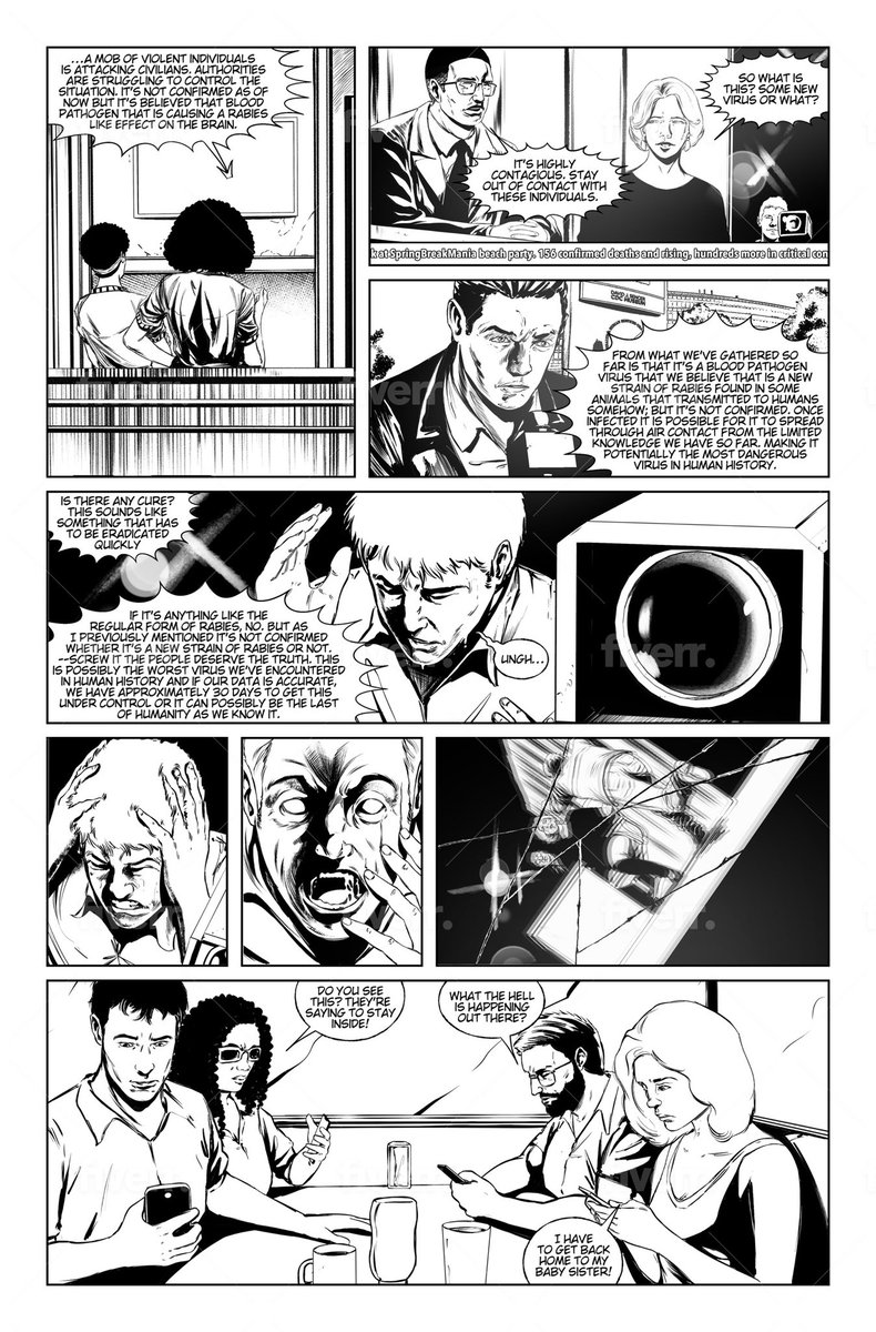 <a href="/Prophecy_Comics/">Prophecy Comics</a> A war between humans and extraterrestrials where extraterrestrials use biochemicals as weapons to turn the human race into infected zombies creatures. Follow the beginning of 8 survivors; Salem,Calvin, Alanna, Whitney, Peter, Diane,Jason,&amp; Katlynn in my first comic The lost oneZ