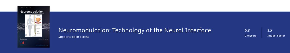 JNeuromod's tweet image. 📖 Check out a preview of the latest issue of our journal! neuromodulation.com/journal

Non-members may access these articles by joining the INS or by purchasing articles from the INS public journal website: neuromodulationjournal.org.