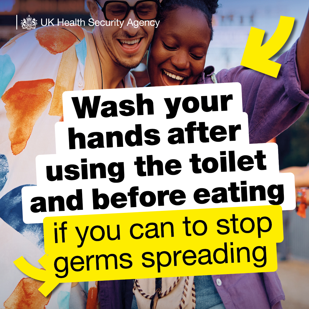 Heading to <a href="/Chilfest/">Chilfest</a> in #Tring this weekend? Don't forget to:
 🧼 wash hands regularly especially after using the toilet 🚽 and before food. 
Can’t find soap?  👐 Carry a sanitizer 
Cover coughs and sneezes 🤧