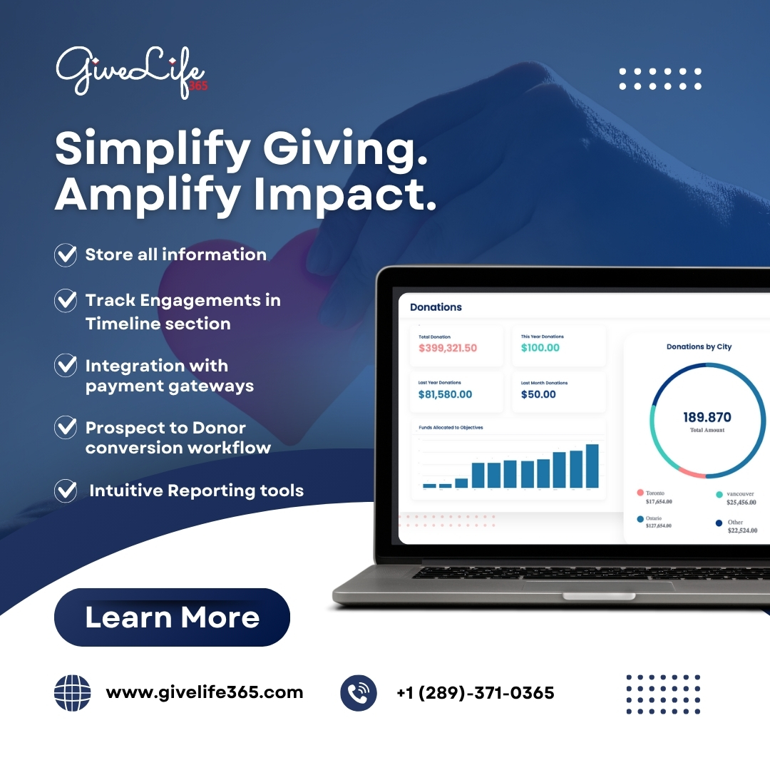 ✨ Managing donor relationships shouldn’t feel like a juggling act. Whether you're nurturing new supporters or staying connected with loyal contributors, the right tools can make all the difference💙

#NonprofitTools #DonorEngagement #FundraisingMadeSimple #DonorLove #GiveLife365
