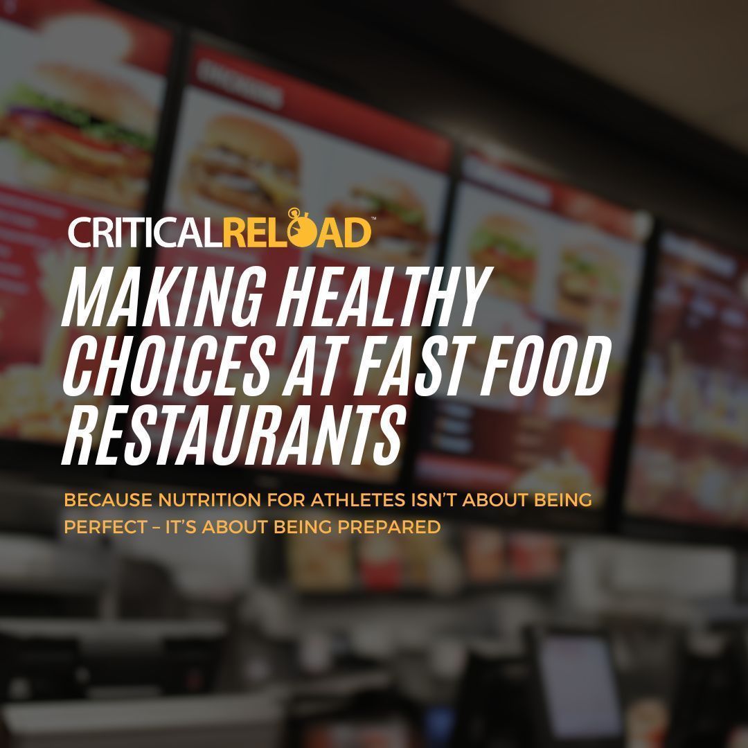 critical_reload's tweet image. 🍗 Post-Game Recovery Meets the Drive-Thru: Chick-fil-A Edition
The 60–90 minutes after competition matter most for recovery—but that’s when families often hit the drive-thru out of convenience, not preparation.
That’s why we’re continuing our series:
"Making Healthy Choices at…
