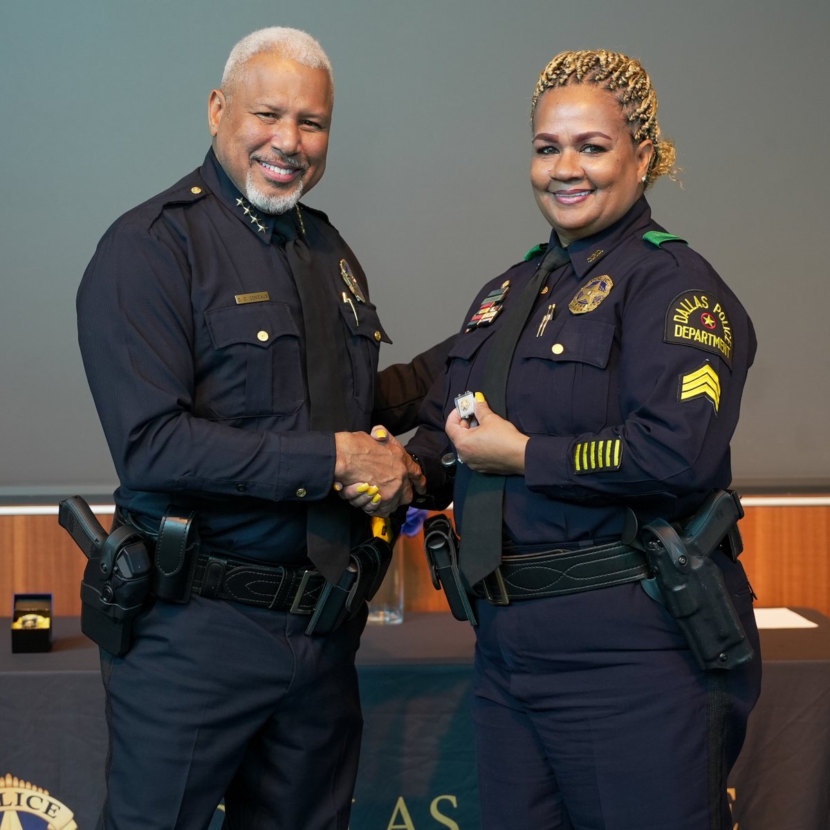 ChiefComeauxDPD's tweet image. I’m a big believer in celebrating your team! This morning I had the pleasure of recognizing some of our sworn officers and professional staff for their hard work and tenure to our Department and great City. Congratulations and thank you all for your selfless service to Dallas!