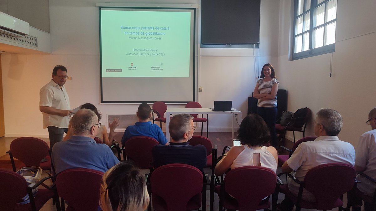 omniummaresme's tweet image. Som a Vilassar, a punt de començar. Conferència interessant de la @MarinaMassaguer i refugi climàtic, dos en un. No us ho perdeu!