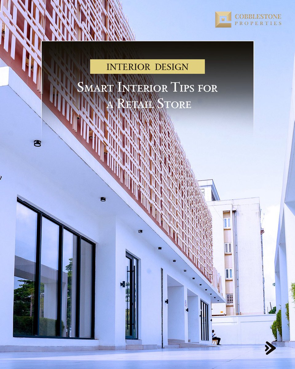 cobblestoneng's tweet image. Smart retail starts with a smart space.
Here are key tips to help you set up a store that attracts, engages, and converts.

#RetailTips #StoreDesign #RetailSuccess #BusinessGrowth #Cobblestoneproperties
