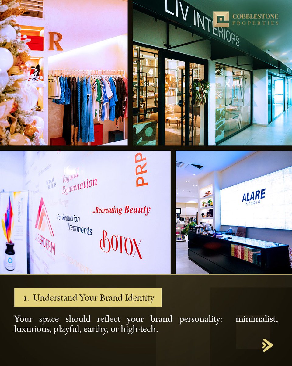 cobblestoneng's tweet image. Smart retail starts with a smart space.
Here are key tips to help you set up a store that attracts, engages, and converts.

#RetailTips #StoreDesign #RetailSuccess #BusinessGrowth #Cobblestoneproperties