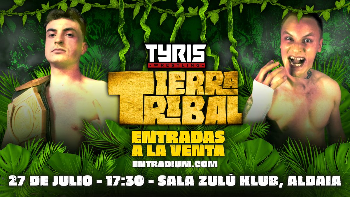 Tyris Wrestling (@tyriswrestling) on Twitter photo 🔥 EL CAMPEONATO MEDITERRÁNEO ESTÁ EN JUEGO 🔥
En #TierraTribal, @francisco1pw ☝️ tendrá que defender su título ante <a href="/arturalimov_/">Artur Alimov</a> 😡 que viene PISANDO FUERTE 💥
📍 Sala Zulú Klub
🗓️ 27 de Julio
🕔 Inicio - 17:30
🎟️ ¡ENTRADA ANTICIPADA DISPONIBLE! 👇
bit.ly/3HEWDgF 🔥 EL CAMPEONATO MEDITERRÁNEO ESTÁ EN JUEGO 🔥
En #TierraTribal, @francisco1pw ☝️ tendrá que defender su título ante <a href="/arturalimov_/">Artur Alimov</a> 😡 que viene PISANDO FUERTE 💥
📍 Sala Zulú Klub
🗓️ 27 de Julio
🕔 Inicio - 17:30
🎟️ ¡ENTRADA ANTICIPADA DISPONIBLE! 👇
bit.ly/3HEWDgF