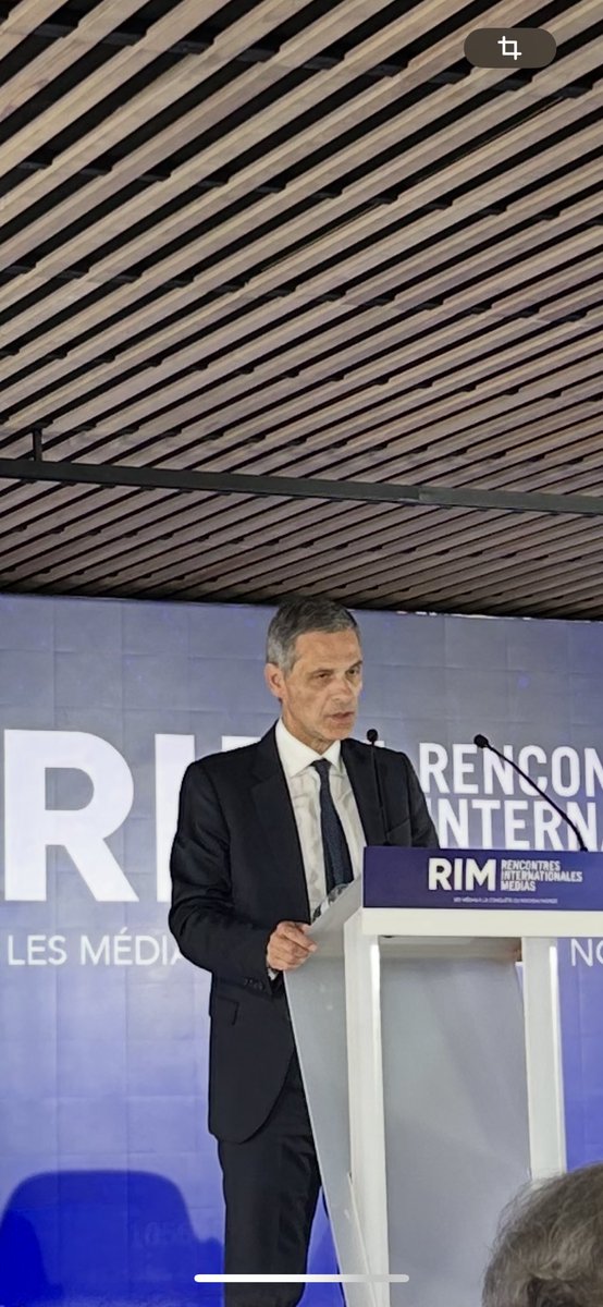 CBoullay's tweet image. Rodolphe Saadé patron de @cmacgm ouvre les Rencontres Internationales des Médias à Marseille