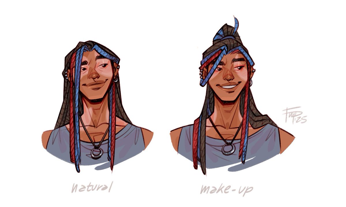 Natural vs make-up 💙 
#tmnt #rottmnt #humantmnt
