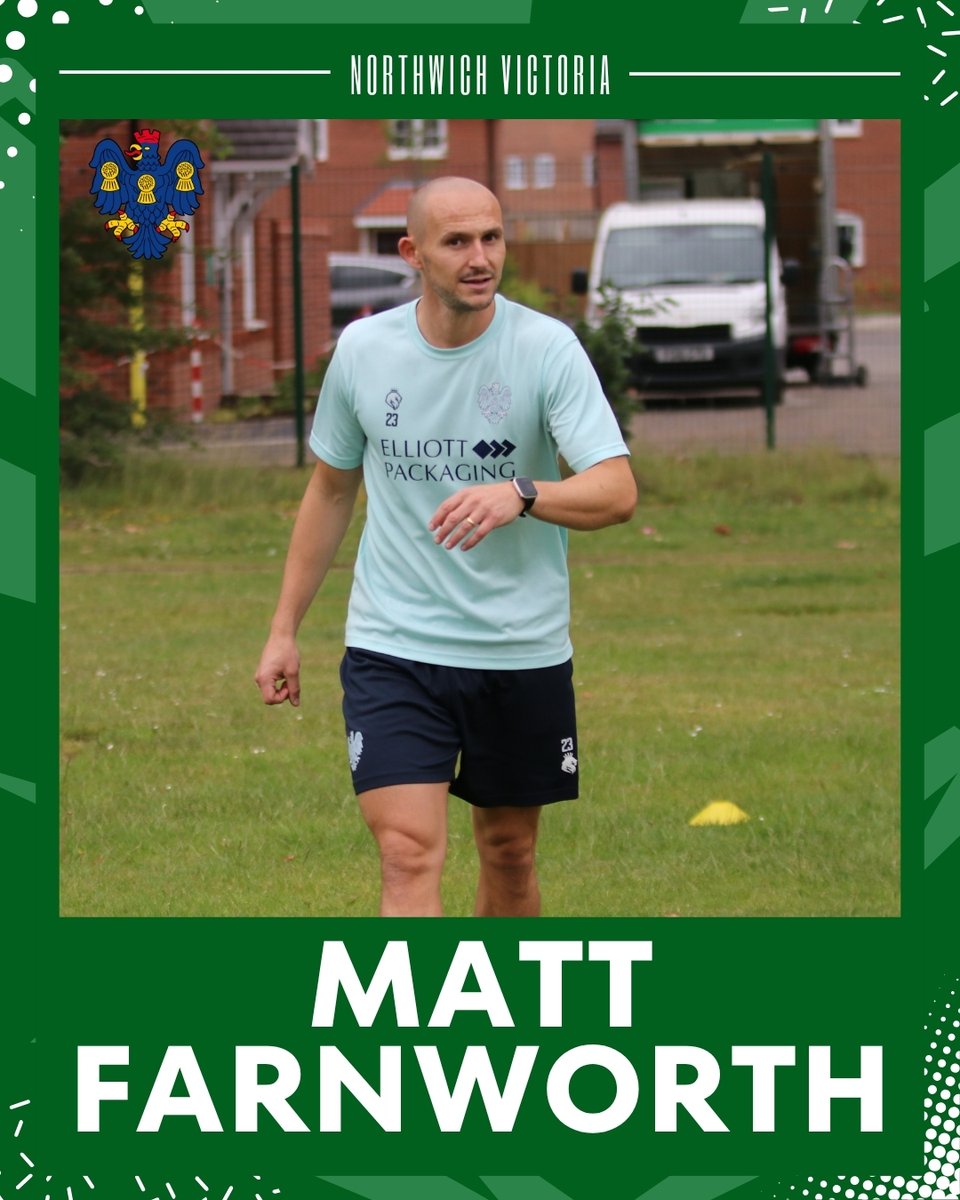 NorthwichVicsFC's tweet photo. 𝗠𝗔𝗧𝗧 𝗙𝗔𝗥𝗡𝗪𝗢𝗥𝗧𝗛 𝗜𝗦 𝗕𝗔𝗖𝗞

The club are delighted to announce that central midfielder, Matt Farnworth is back for the upcoming season.

Matt is available to sponsor for the season, via the website.

𝗙𝗨𝗟𝗟 𝗦𝗧𝗔𝗧𝗘𝗠𝗘𝗡𝗧
https://t.co/8M1hLEuyPX https://t.co/G2aacIPMMx