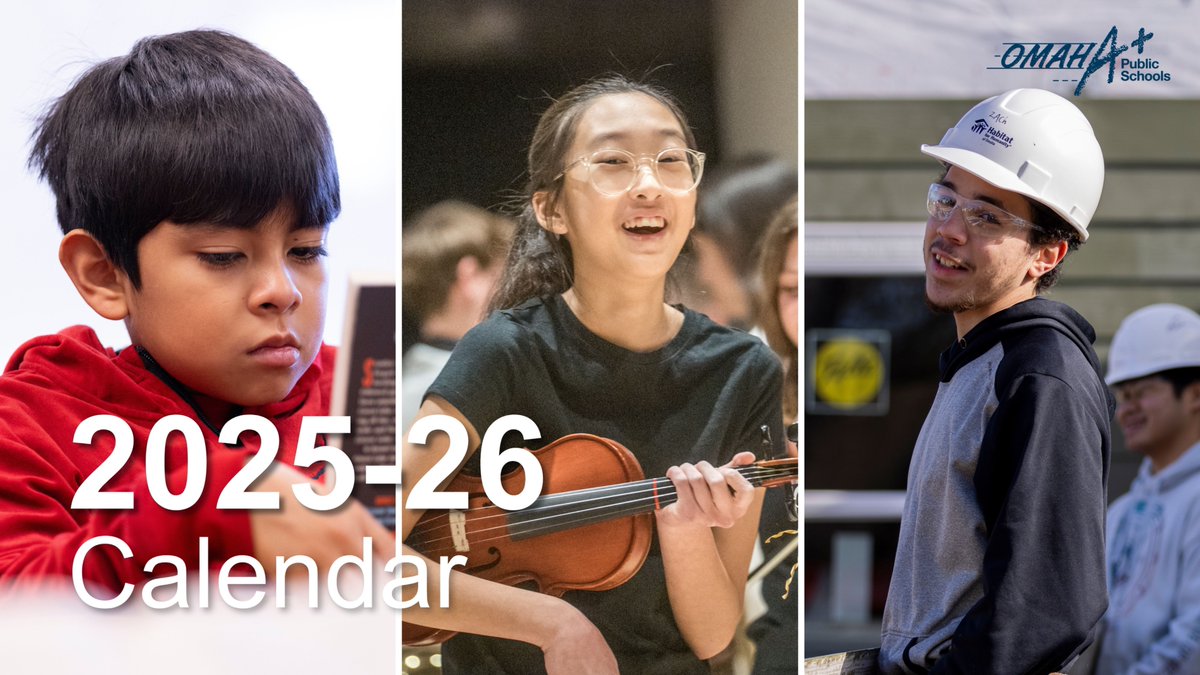 OmahaPubSchool's tweet image. We are 43 days away from the beginning of the school year! 😲 Snag a copy of the 2025-26 District Calendar here: ops.org/Page/810
